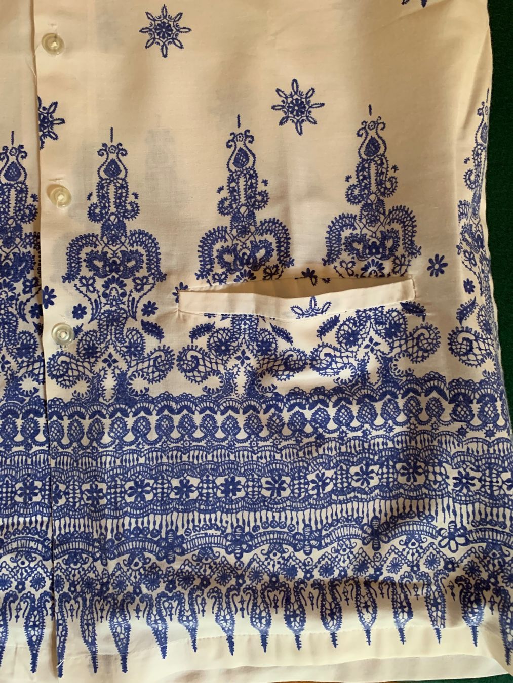 Camicette: BATIK Bluse 100% Baumwolle  Größe: M Farbe: Weiß Blau – Usato da Interlaken venduto da Bona55 7