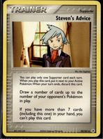 Steven's Advice 92/101 EX Hidden Legends 2004 Pokémon