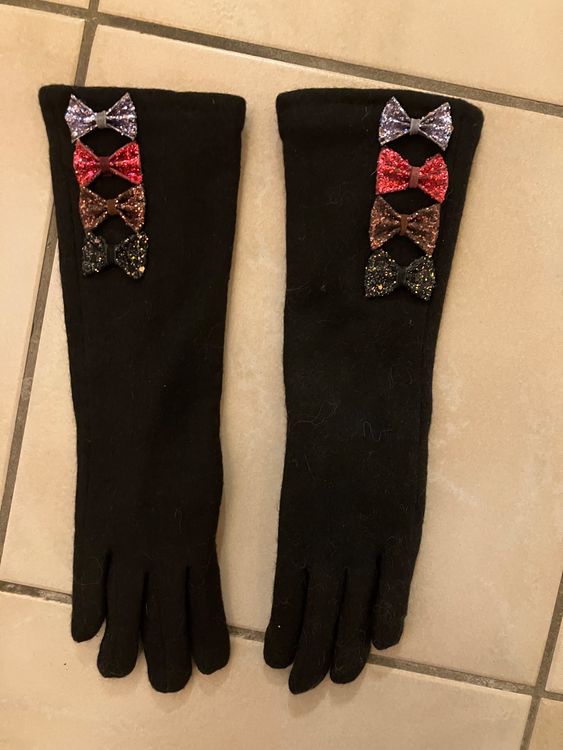 Paire De Longs Gants élégants Noir Ou Blanc - Style Rétro 1920 - Pour Mariage, Bal, Opéra - Taille Unique Extensible