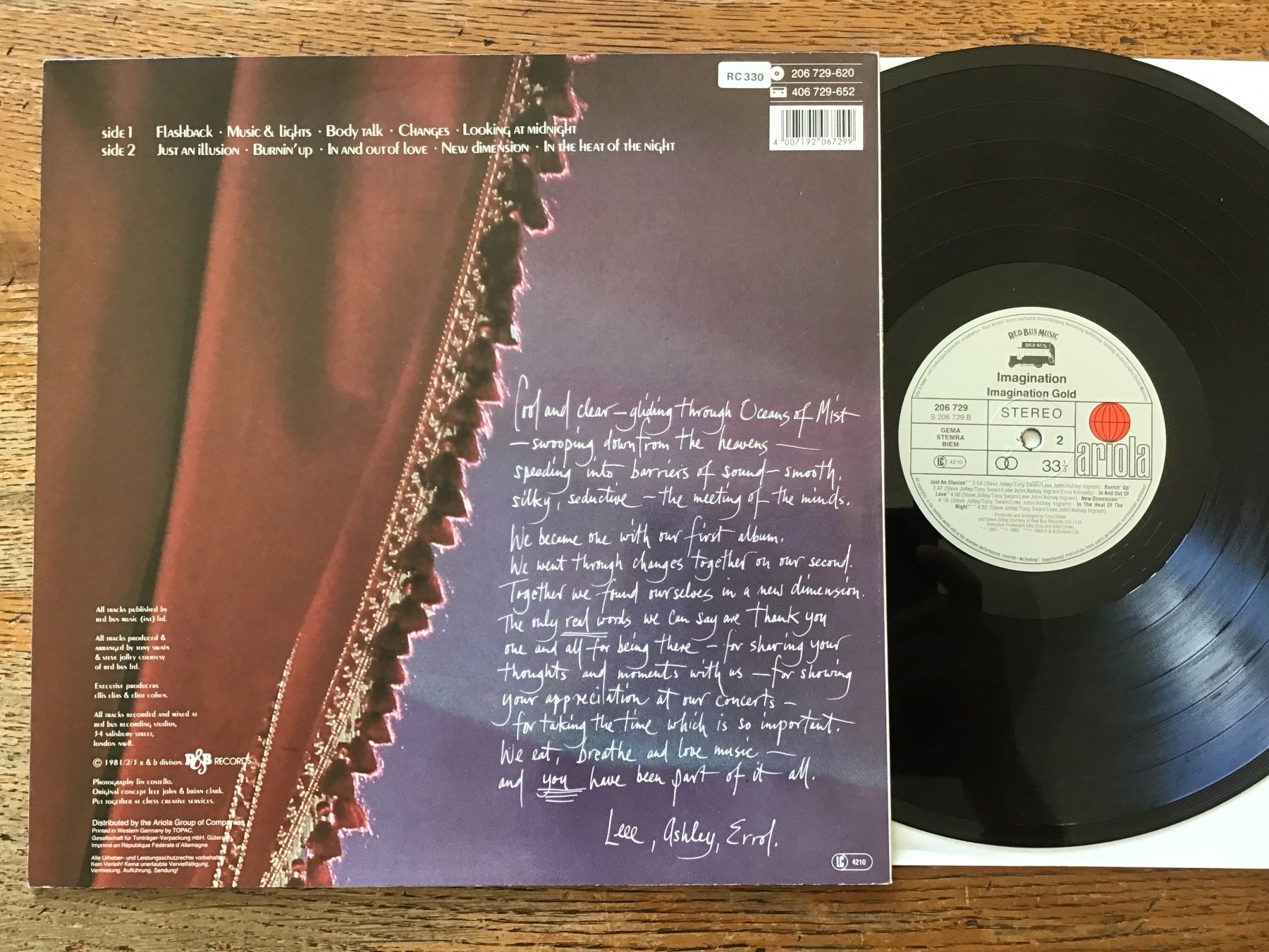 Schallplatten: LP Imagination Gold – Gebraucht aus Fully von Ruby97 1