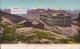 AK Gemmipass - Hotel Wildstrubel und Walliseralpen