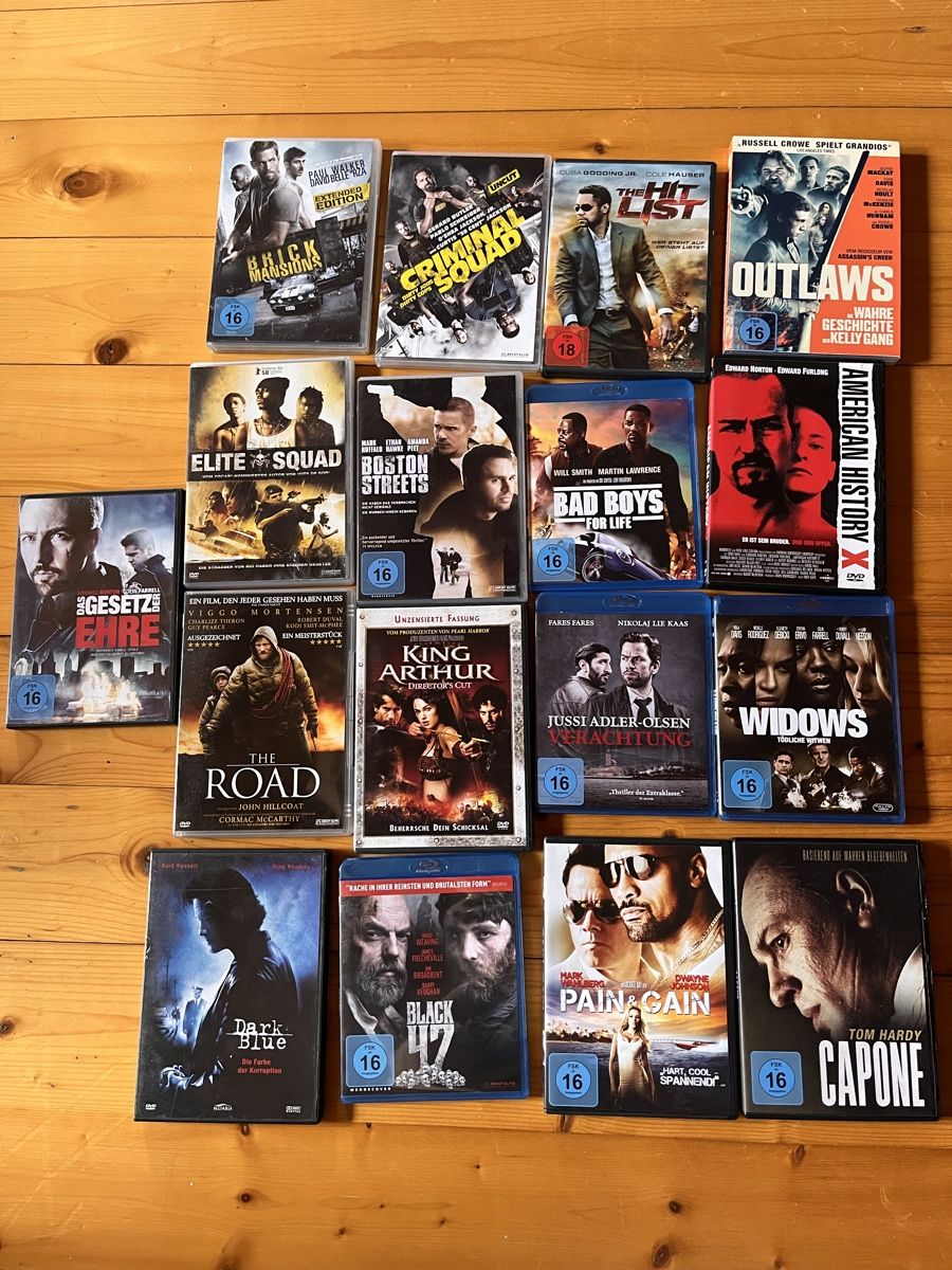 Tutti i DVDs: Actionfilme DVD Sammlung – Usato da Maienfeld venduto da DivicoHelveticus