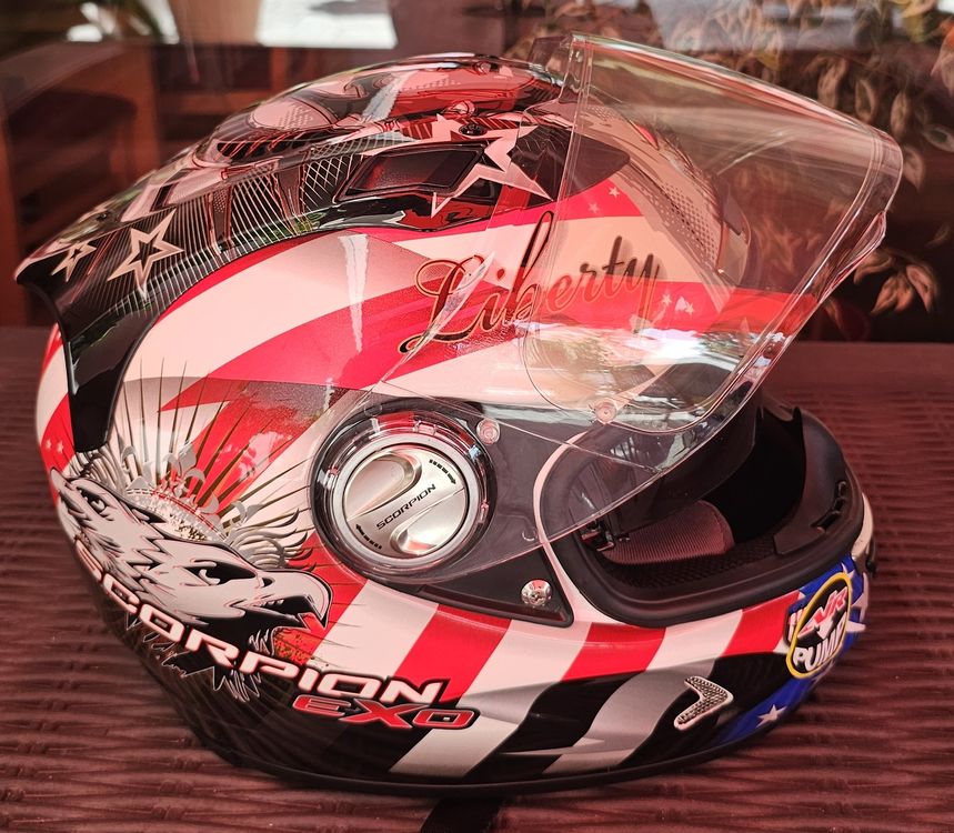 Casques & visières: Scorpion EXO Liberty Motorradhelm, neuwertig, Grösse XS 54cm – D'occasion à Rupperswil par itrb