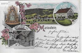 Gruss aus Mariastein - Hotel Kreuz - Litho