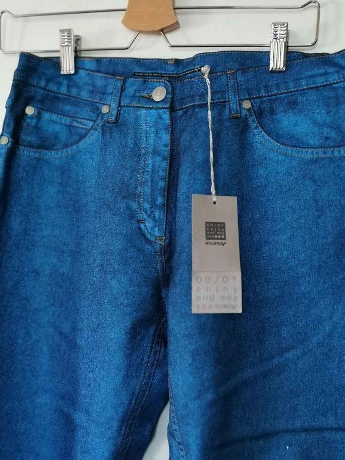 Jeans: Damen Hose Jeans blau glitzernd, Gr. 32 – Neu (gemäss Beschreibung) aus Sirnach von windrad65 4