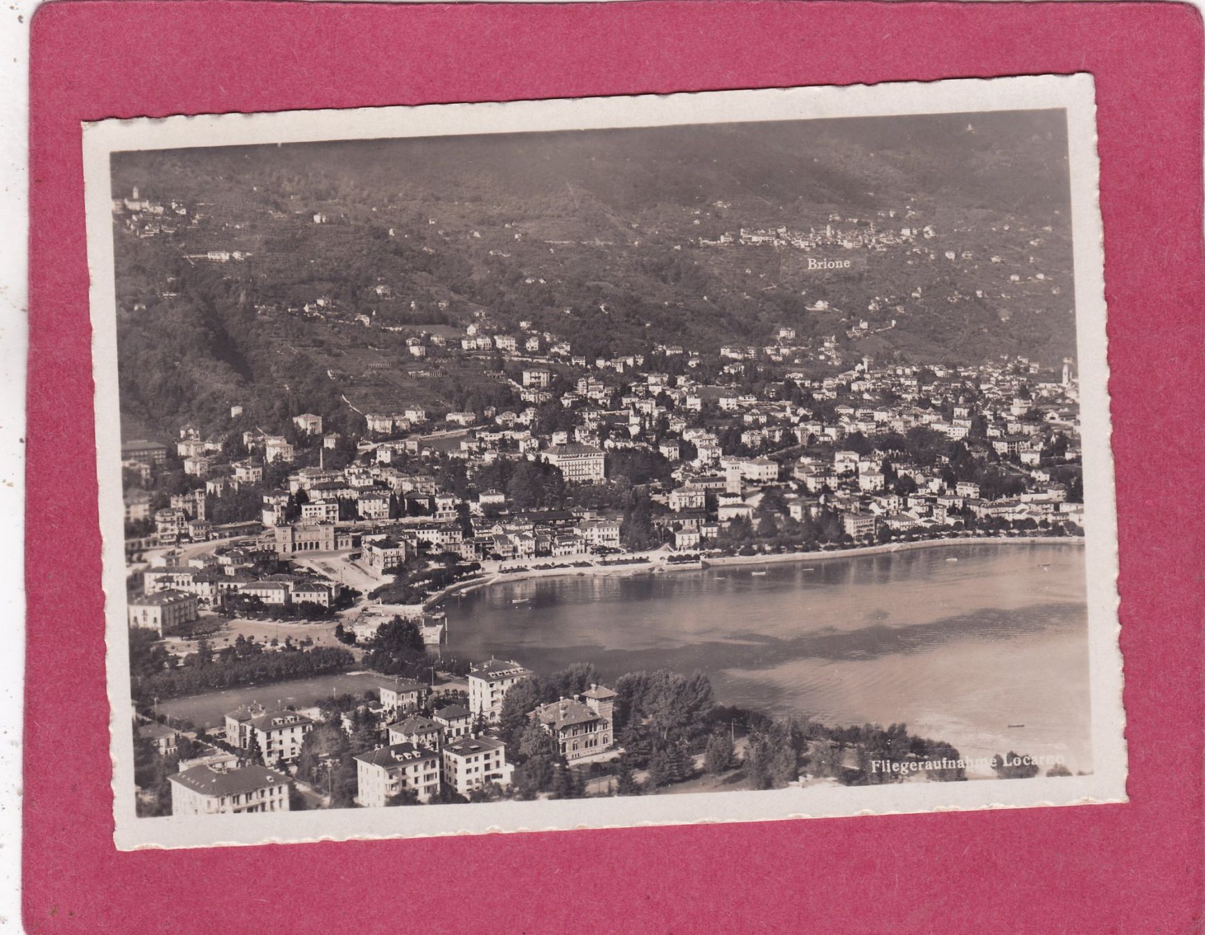 Cartoline postali: Fliegeraufnahme Locarno – Usato da Herisau venduto da Lisegrat2008