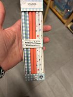 Lot de 6 crayons HB pastel Papeteria avec gomme neu
