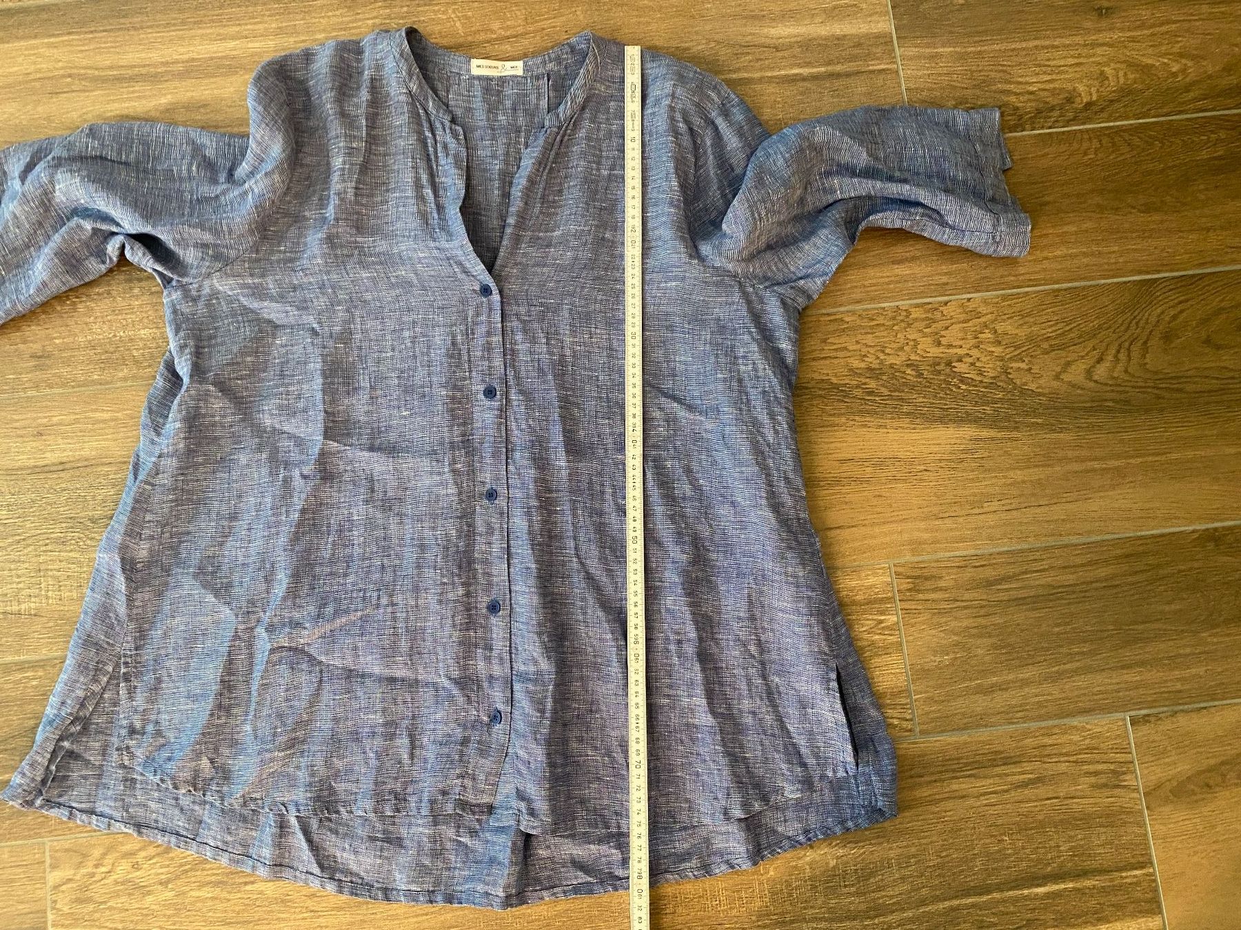 Soeur Camicette: Mes Soeurs et Moi Leinen-Bluse blau Gr. 6 / 50 - 52 – Usato da Arlesheim venduto da san_w9vr 7