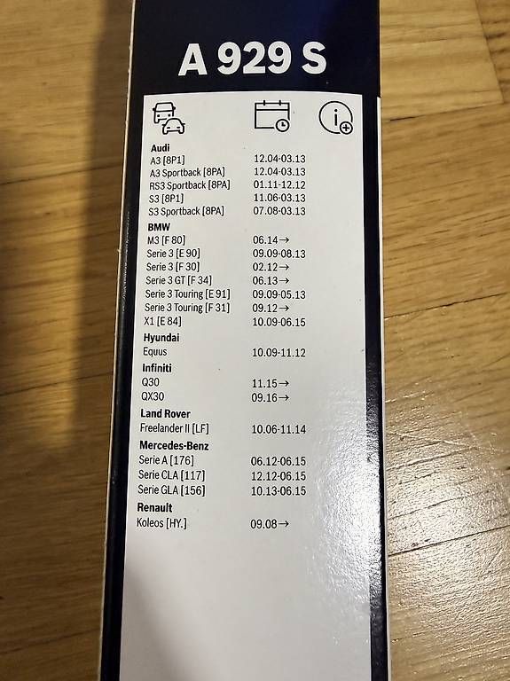 Alle Autoersatzteile: Bosch Scheibenwischer Set  – Gebraucht aus Regensdorf von arm_2cb9 1