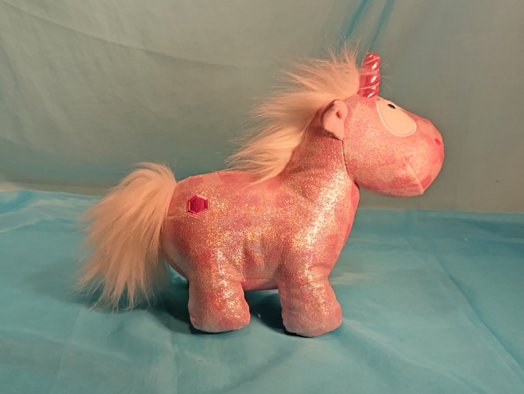Nici Giocattoli: NICI Einhorn, glitzernd rosa, L: 25cm – Nuovo (secondo la descrizione) da Bellach venduto da JingleCherry