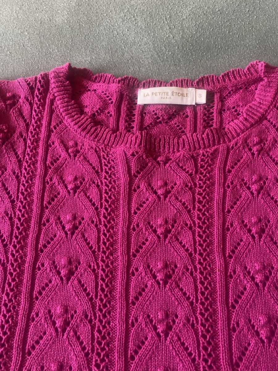 Top: Pull rose "La Petite Étoile", taille3,en parfait état – Usato da Muraz (Collombey) venduto da cocci71 1
