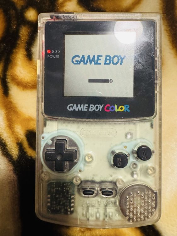 Rare Nintendo Game Boy Color Clear Transparent Funktioniert (Gebraucht ...