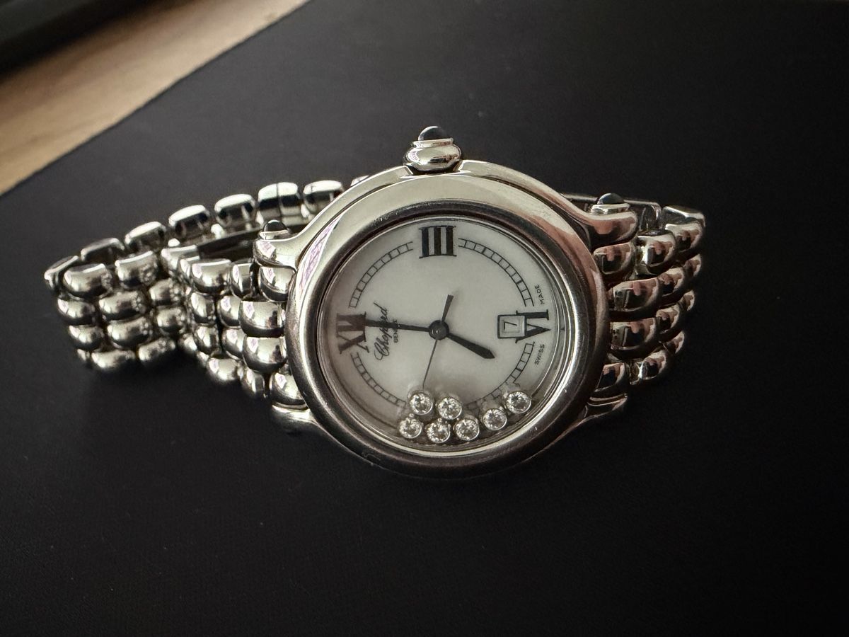 Chopard Montres: Chopard Happy Diamonds Uhr mit 7 Diamanten – D'occasion à Thörishaus par Leutrim04 1