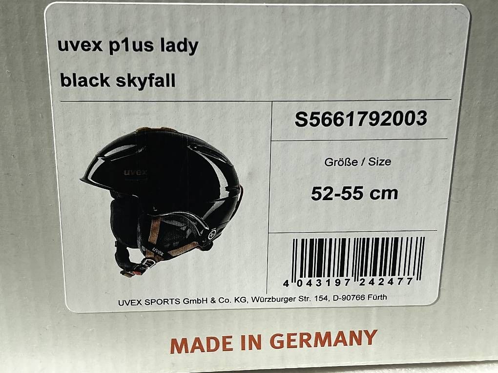 Uvex Helme: UVEX p1us Lady Skihelm - Black Skyfall - Gr 52-55 – Neu (gemäss Beschreibung) aus Uetikon am See von Lexiklexi 1