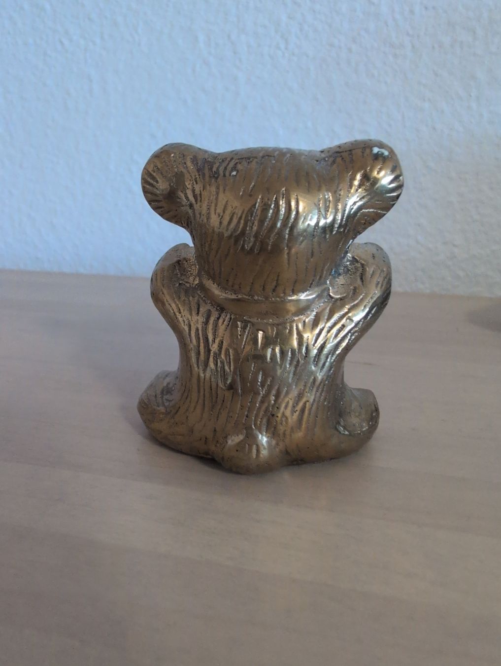 Figuren: Kleiner Messingbär / Bärenfigur aus Messing – Gebraucht aus Roggwil BE von MA-4900 1