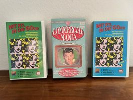 3x VHS mit tollen Werbespots/ Musik📺RTL Musik Videoclips