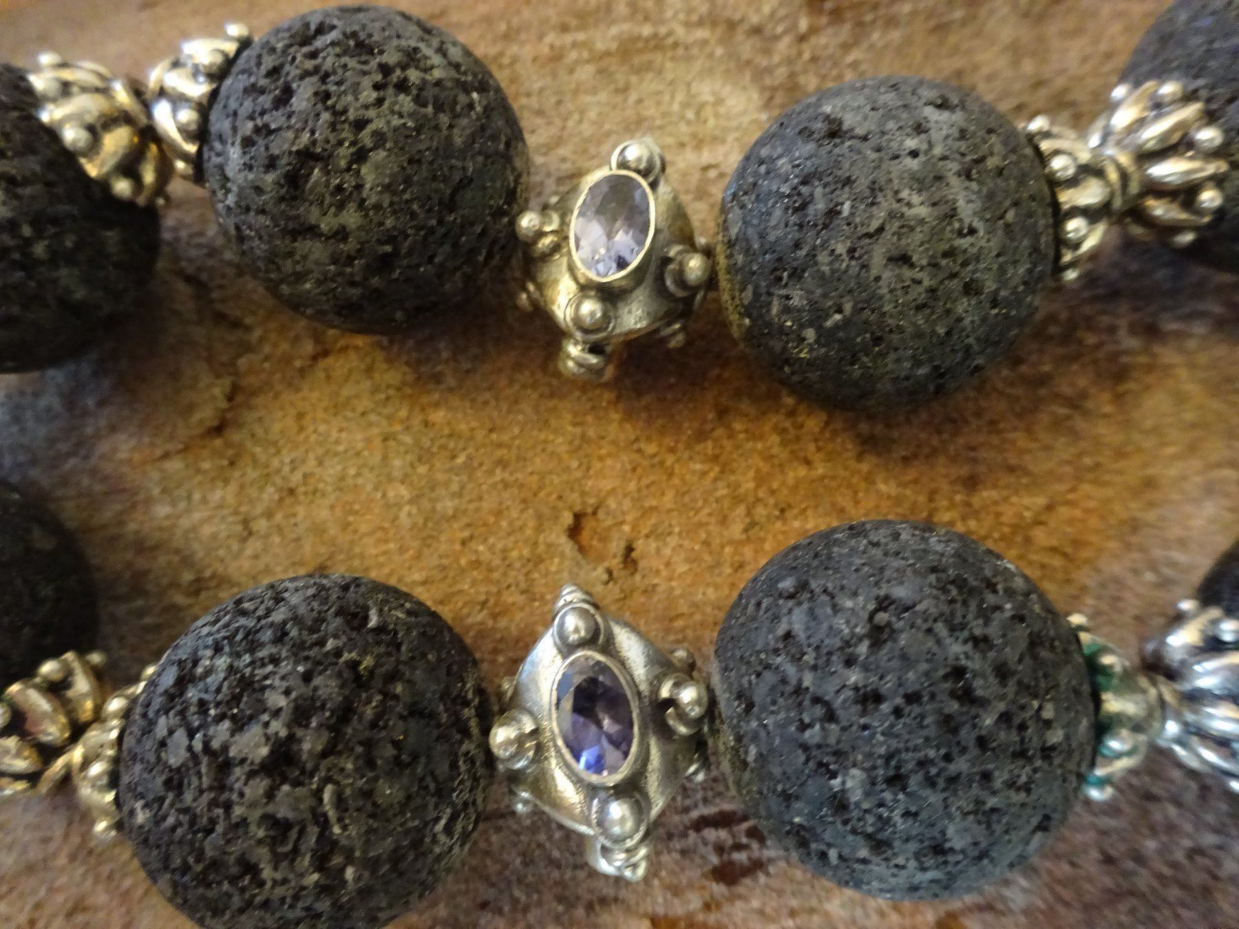 Ketten: Kette Lava Granat Amethyst / 925 S – Gebraucht aus Esslingen von FetteSchnecke 7