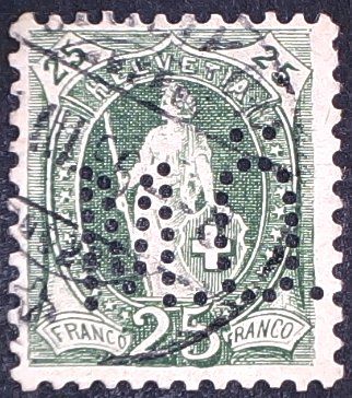 Tous les timbres: Perfin   51 – D'occasion à Opfikon par webstar30