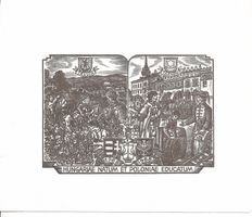 Ex-libris Gravure Commémorative Hongroise 1968, Occasion