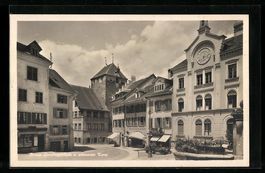 Brugg, Gerichtsgebäude und schwarzer Tu