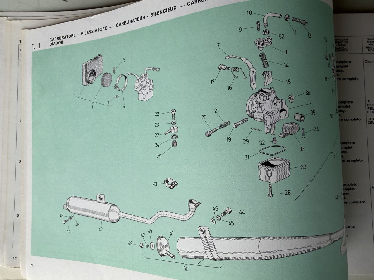 Piaggio Mofas: Werkstatthanbuch Piaggio Ciao,Bravo,Boxer 1976 – Gebraucht aus Schwadernau von Spitz64 3