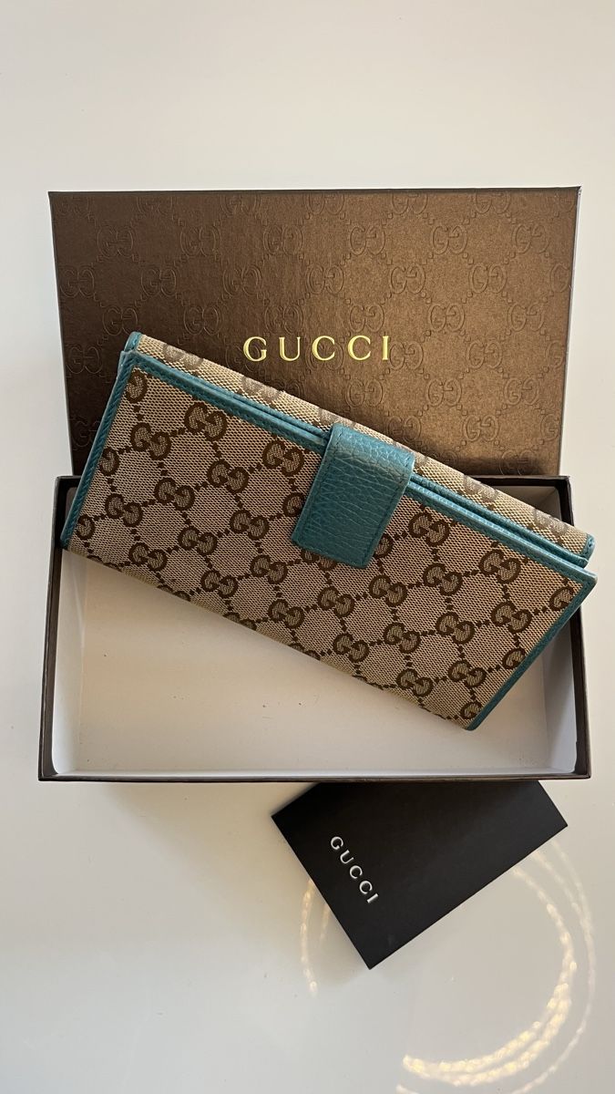 Gucci Portamonete: Original lLong wallet gucci canvas leather  with replace db – Nuovo (secondo la descrizione) da Glattpark(Opfikon) venduto da Sbitizi
