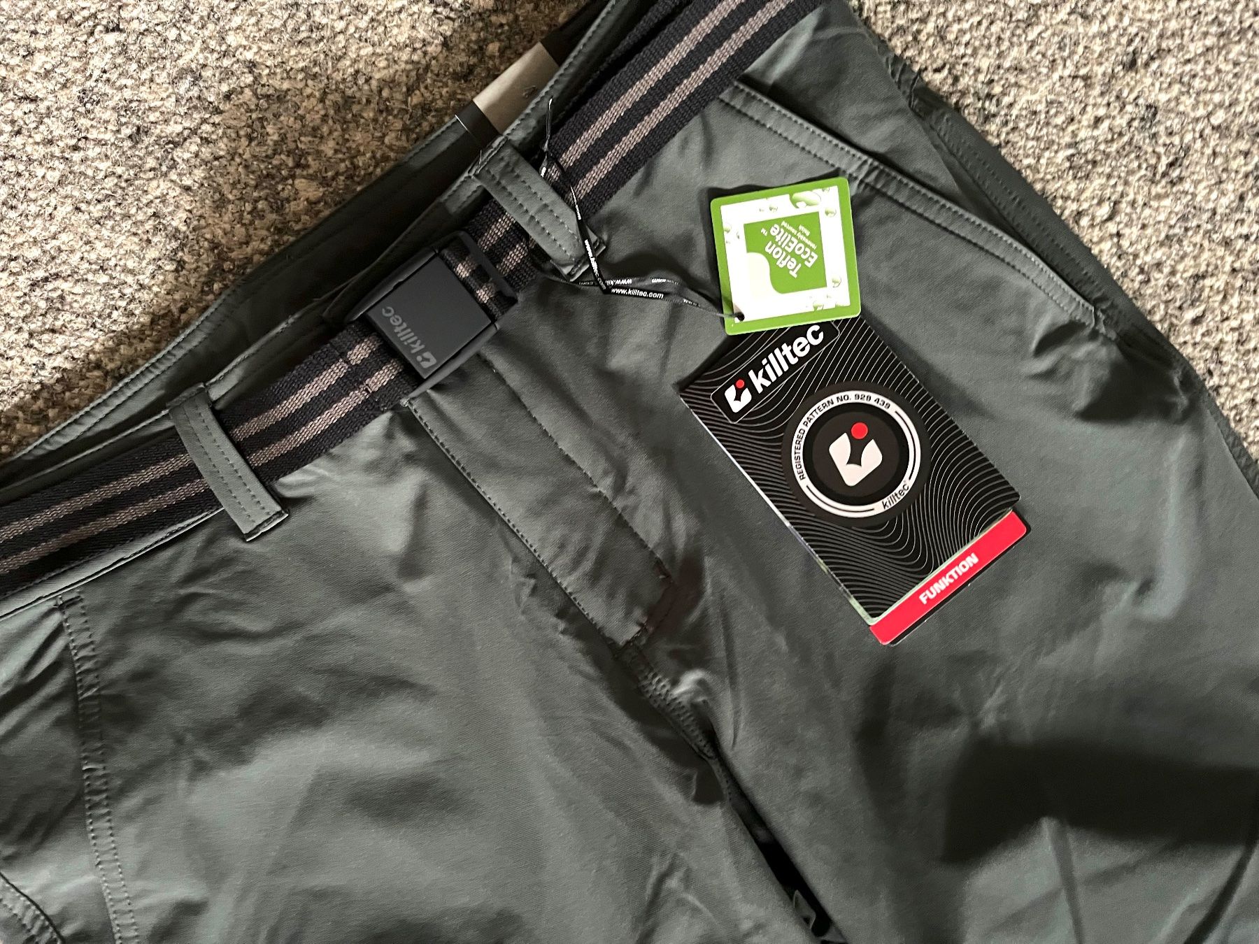 Killtec Pantaloni: 2in1 Outdoorhose "KILLTEC", Bermuda oder lange Hose, Gr.L 26 – Nuovo e nell'imballaggio originale da Adliswil venduto da vette56 5