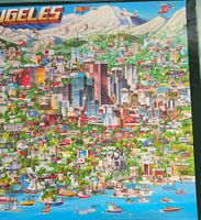 Vintage Puzzle von 1988  LOS ANGELES, aus USA, rar