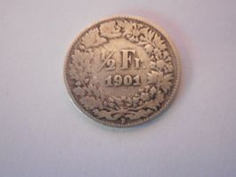50 Rp. 1901 silber  rar