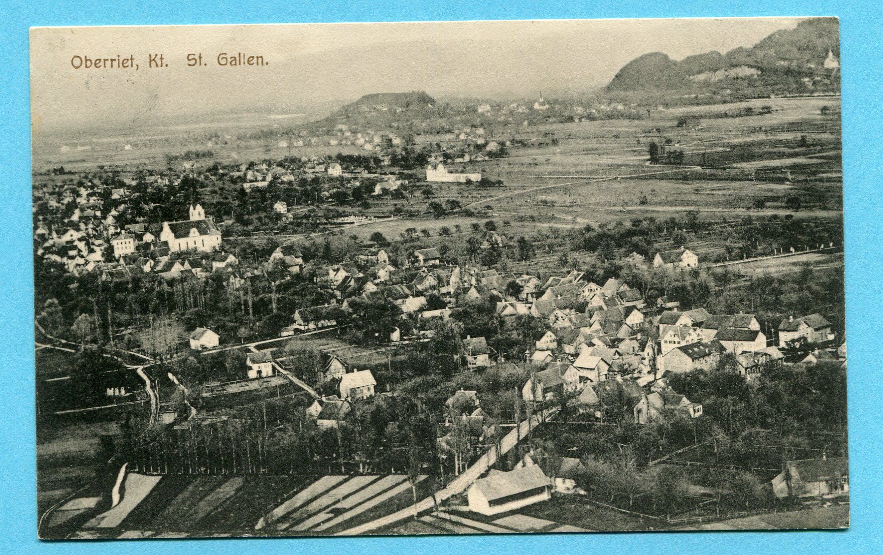 Ansichtskarten: Oberriet 1905 – Gebraucht aus Opfikon von Prophila