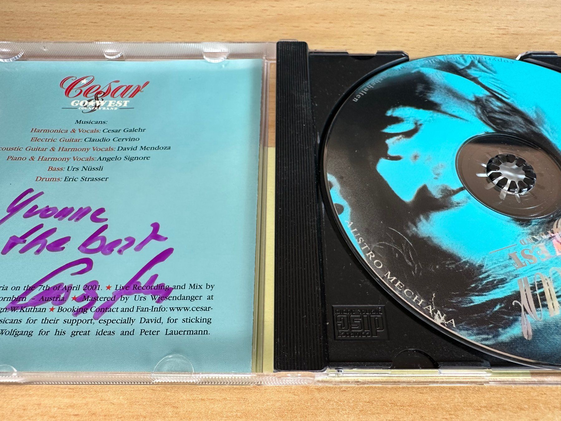 CD: Cesar Go West Countryband - still alive – Usato da Rikon im Tösstal venduto da Alpenmutz 2