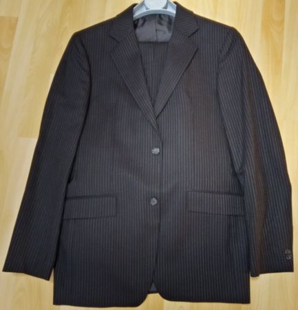 Mexx Herren Anzug Nadelstreifen, Veston Gr.48, Hose Gr.46