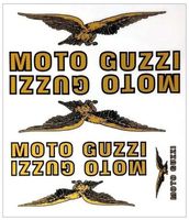 Moto Guzzi Aufkleber Sticker Set Big 5teilig NEU
