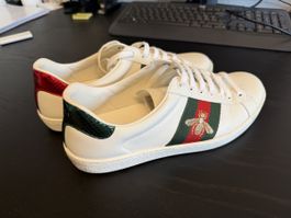 Gucci Ace Sneaker mit Stickerei, Grösse 41.5