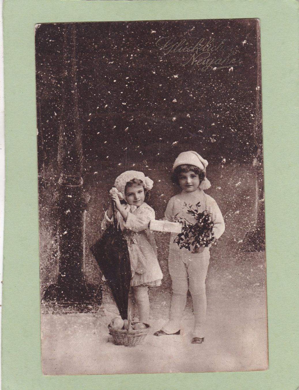 Cartoline postali: Kitsch Kinder Neujahr 1913 – Usato da Herisau venduto da Lisegrat2008
