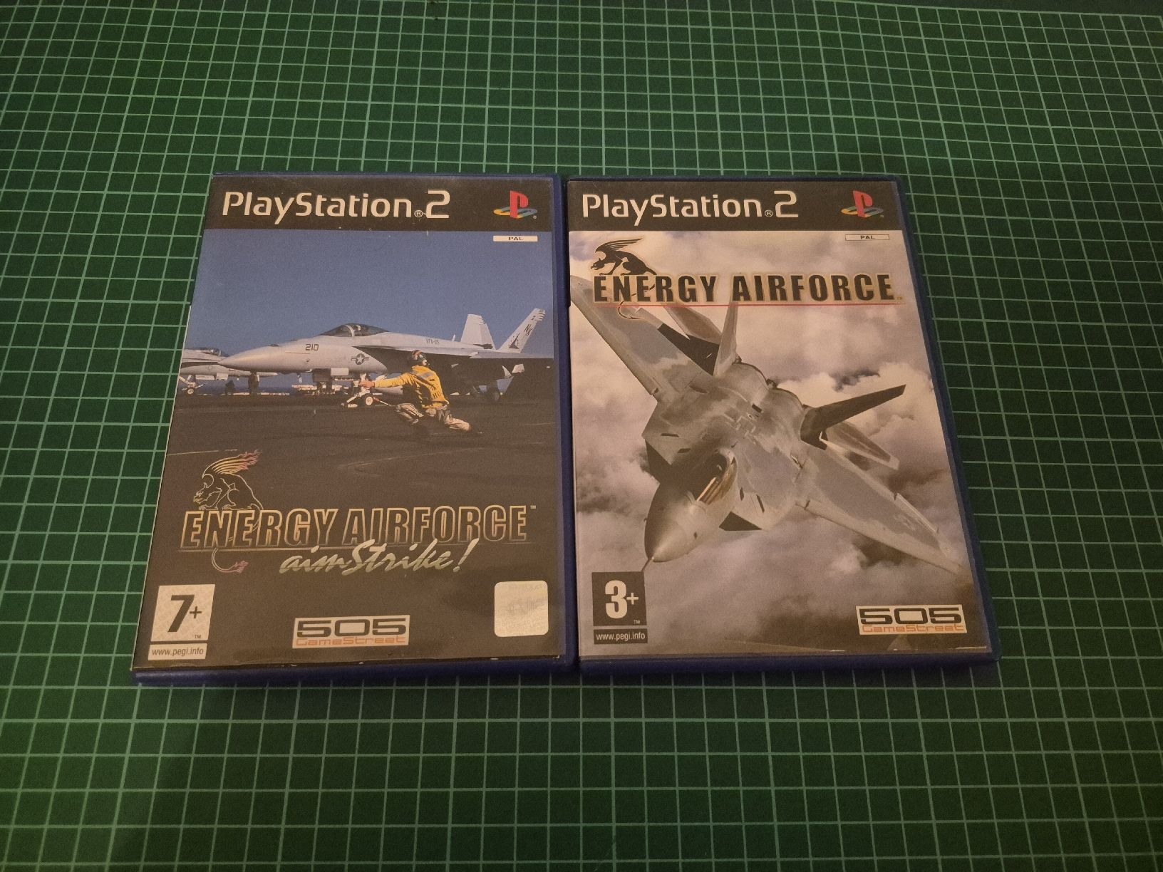 Sony Giochi: Energy Airforce PS2 Games Bundle - Air Strike and Force – Usato da Meyrin venduto da Retro-GZ