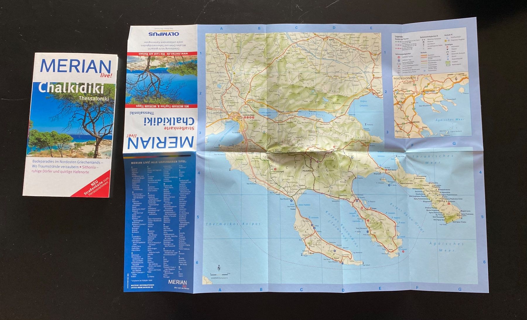 Libri: CHALKIDIKI / MERAN LIVE ! / REISEFÜHRER – Usato da Nussbaumen AG venduto da schuba2000 3