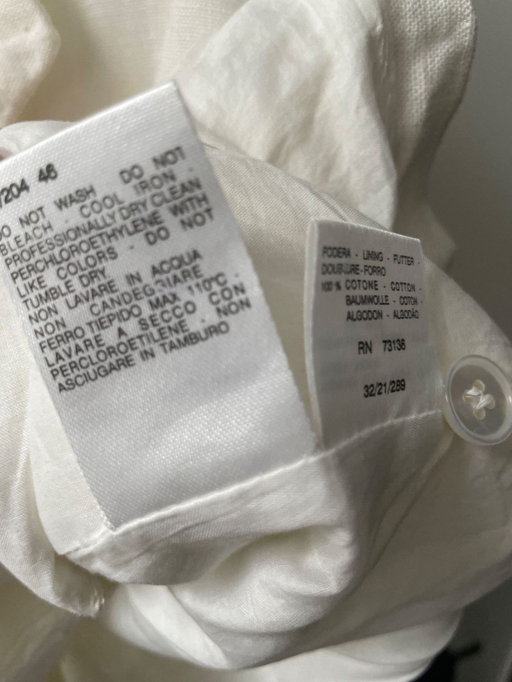 Max Mara Gilet & Giacche senza maniche: Max Mara Weste, CH- Grösse 42, Leinen, – Usato da Wettingen venduto da Adventist 2