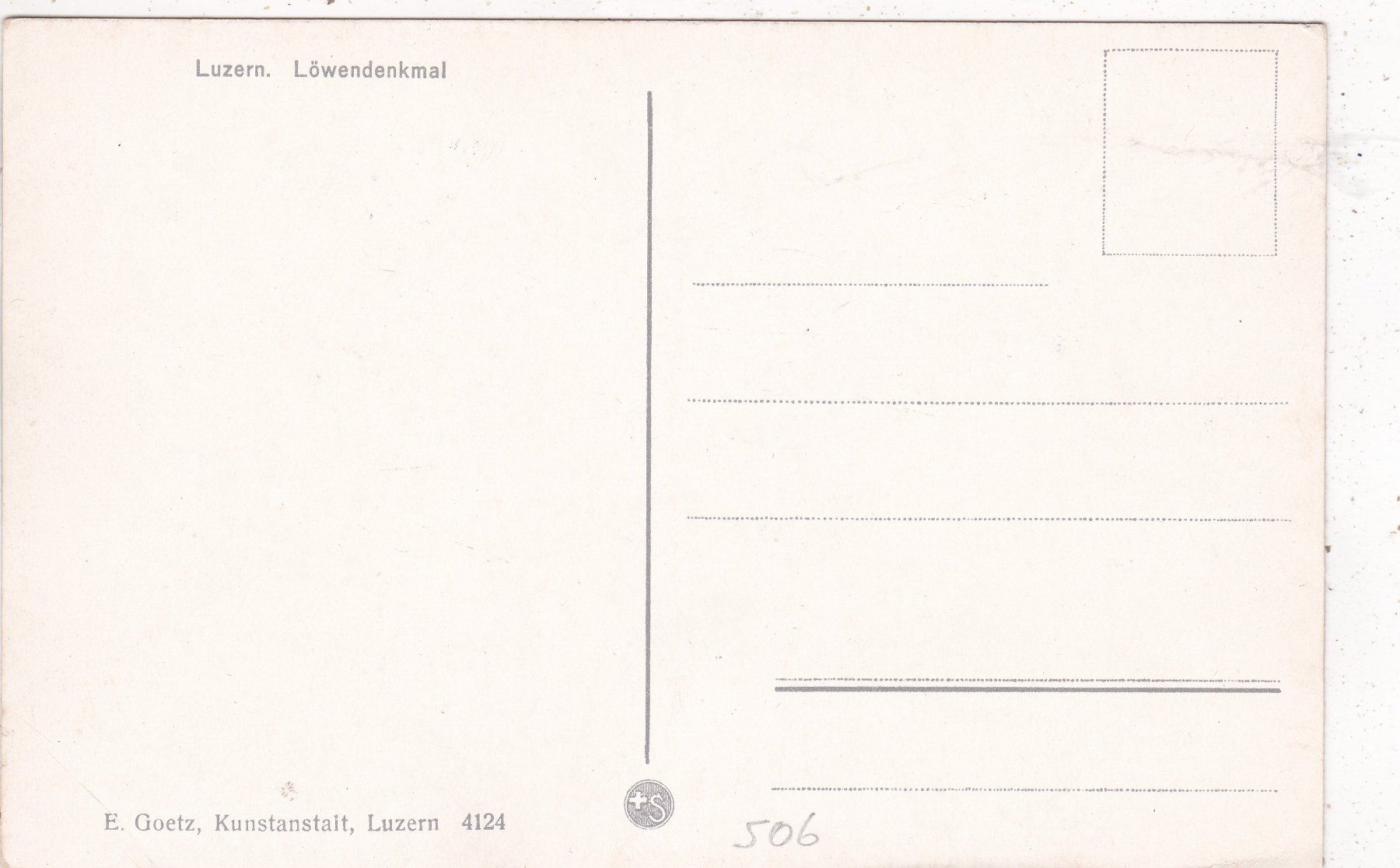 Cartes postales: Luzern Löwendenkmal – D'occasion à Herisau par Lisegrat2008 1