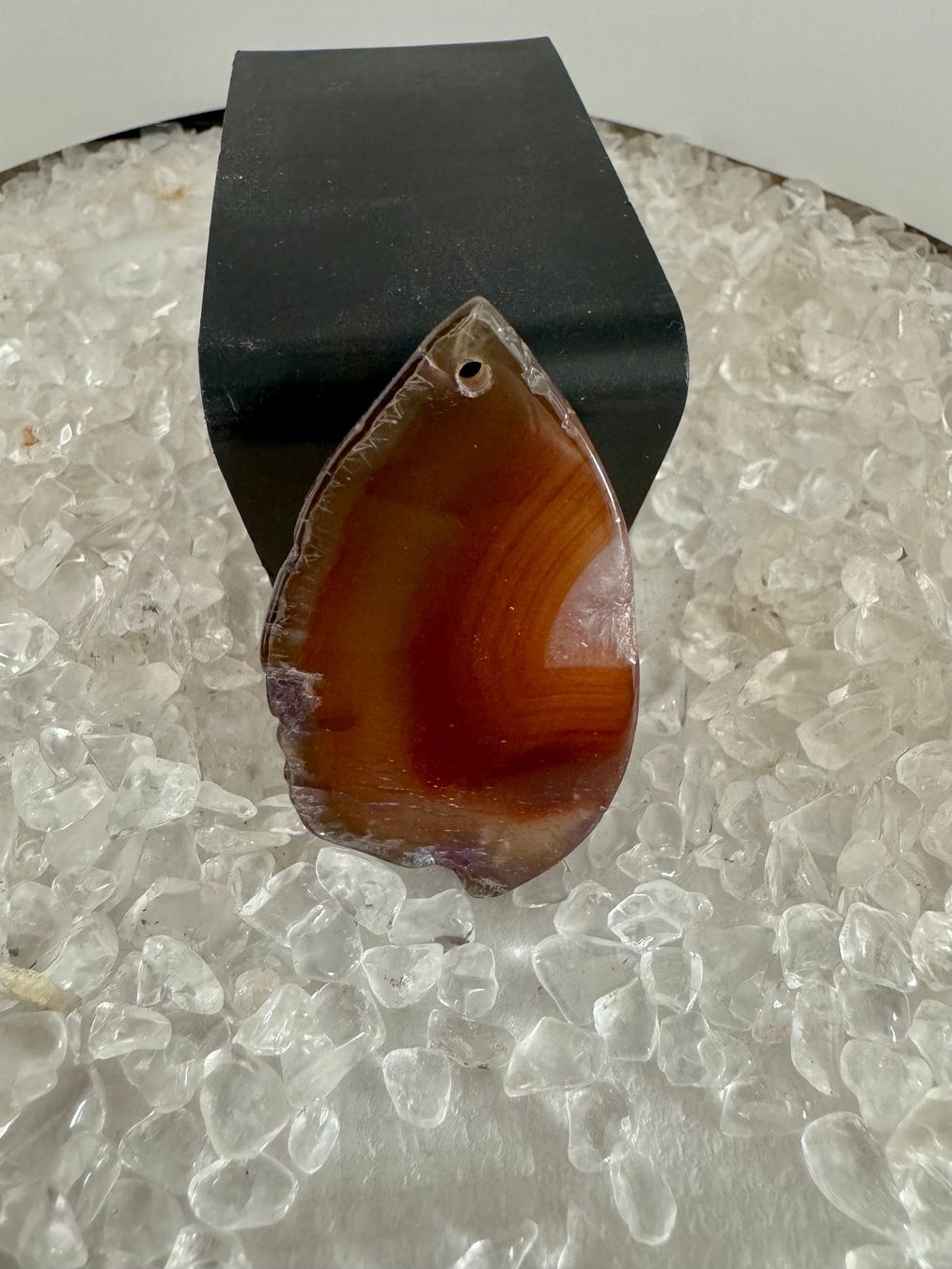 Edelsteine: Achat - Scheibe gelocht. – Neu (gemäss Beschreibung) aus Biberist von tl-schmuck 1