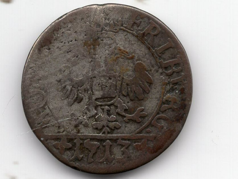 Tutti le monete: (2272) Fribourg Schilling 1713 ss – Usato da Rüthi (Rheintal) venduto da erdnuessli1 1