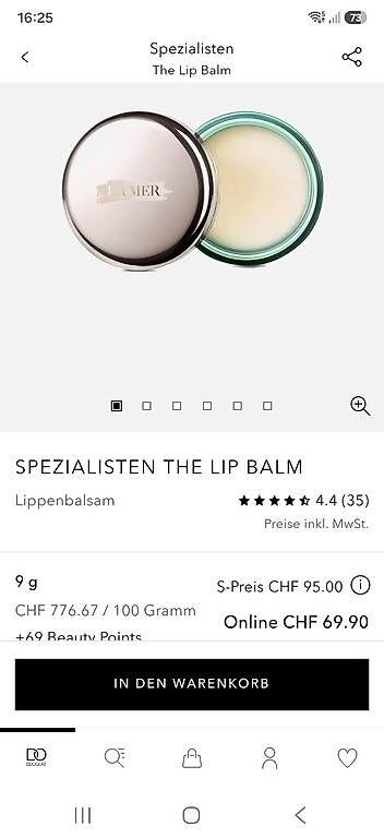 La Mer Cura del viso: Lippenbalsam von LA MER – Nuovo e nell'imballaggio originale da Uerkheim venduto da Pod23 2