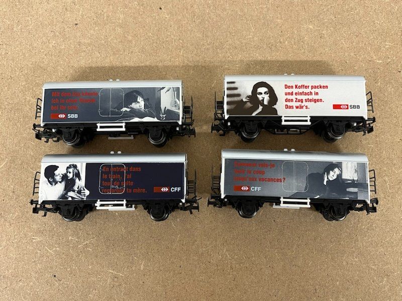 Märklin Modellini di ferrovie: SBB Werbewasgenset Märklin – Usato da Büsserach venduto da ModellbahnDepot 2