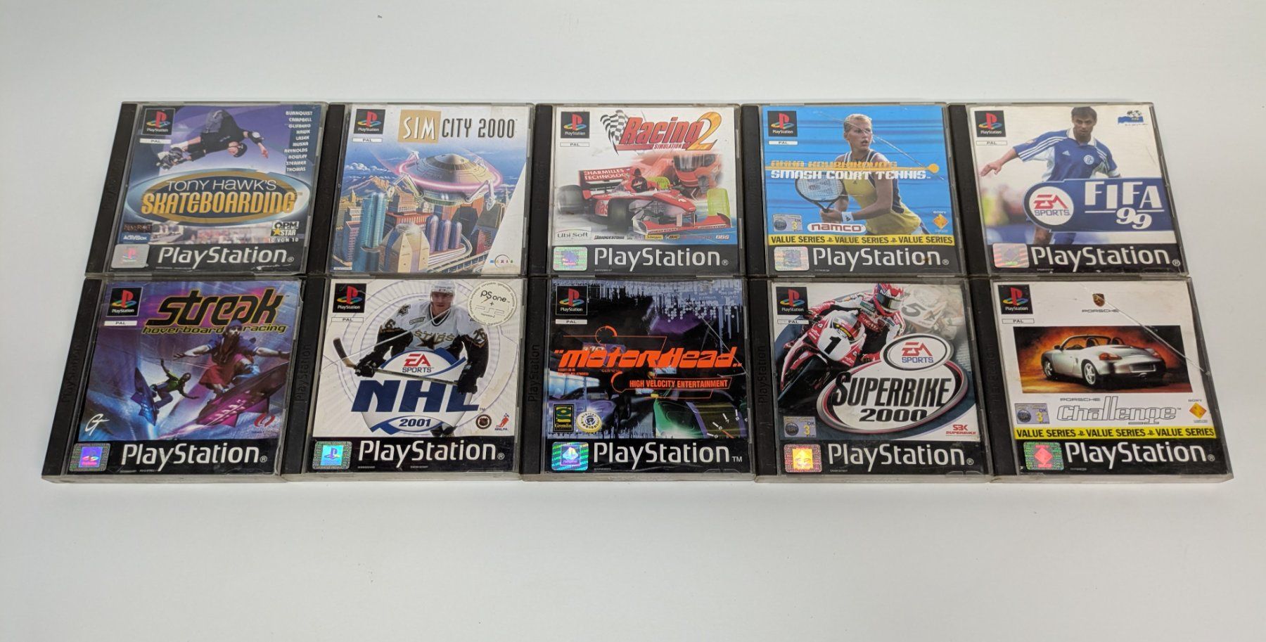 Sony Giochi: 10 PlayStation 1 Spiele – Usato da Menziken venduto da mame18