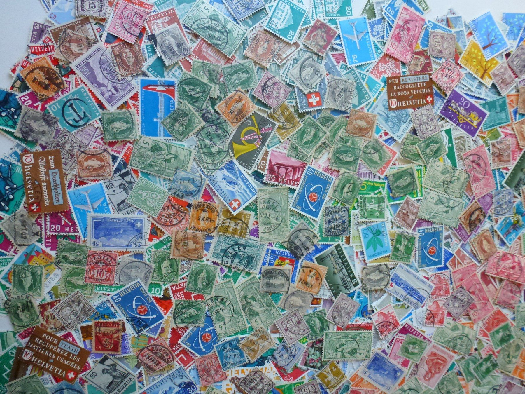 Tutti i francobolli: ++X-Tausend Briefmarken Schweiz ab Strubel – Usato da Walkringen venduto da Casablanca777 2