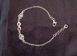 Bracelet "infini" en argent 925 - état neuf