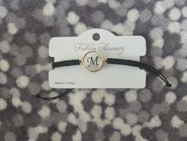 Armband mit Buchstabe M neu