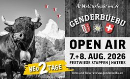 Genderbüebu Openair Samstag (Ticket & Carfahrt)