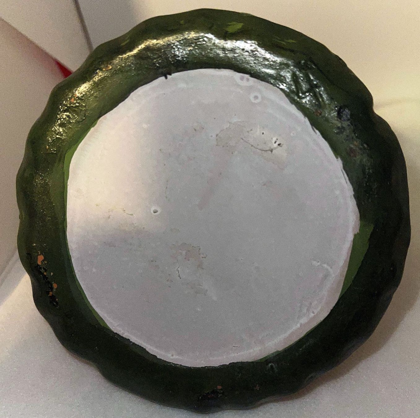 Portacandele: Windlicht Glocke rot grün Keramik – Nuovo (secondo la descrizione) da Lutzenberg venduto da Truhe 3