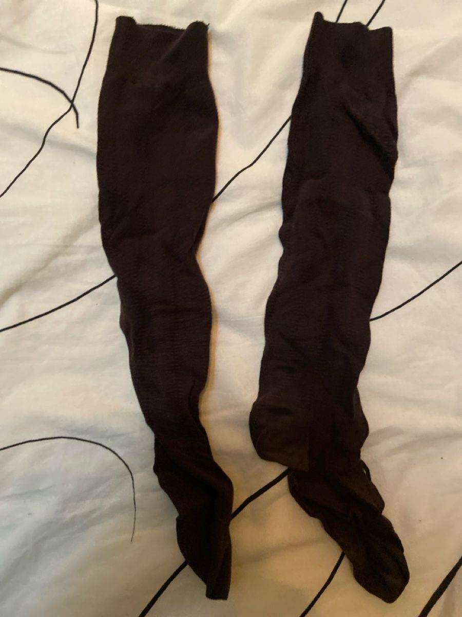 Calze: Chaussettes hautes brunes – Usato da Genève venduto da captus 1
